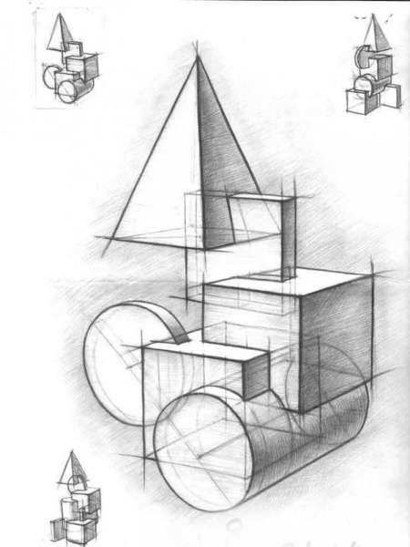 ПК-11 Рисунок Геометрических тел 3
